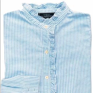 KJP Sebago Lake Ruffle button down